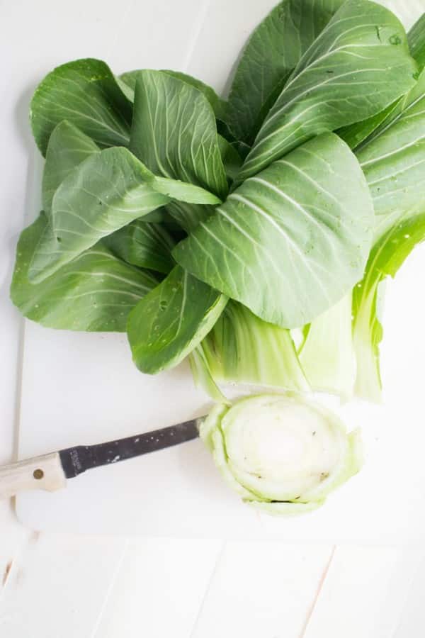 How To Freeze Bok Choy Whole To Use in Udon Soup Brooklyn Farm Girl