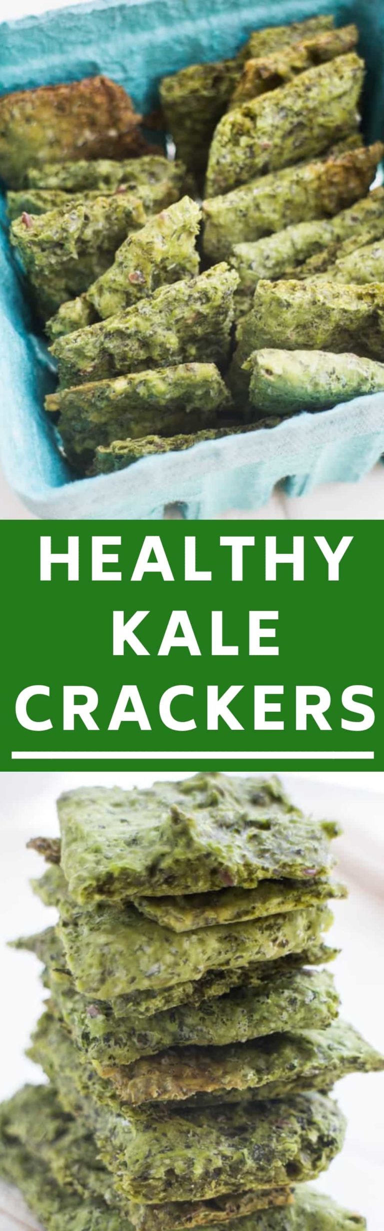 Homemade Kale Crackers Low Carb Crackers Recipe