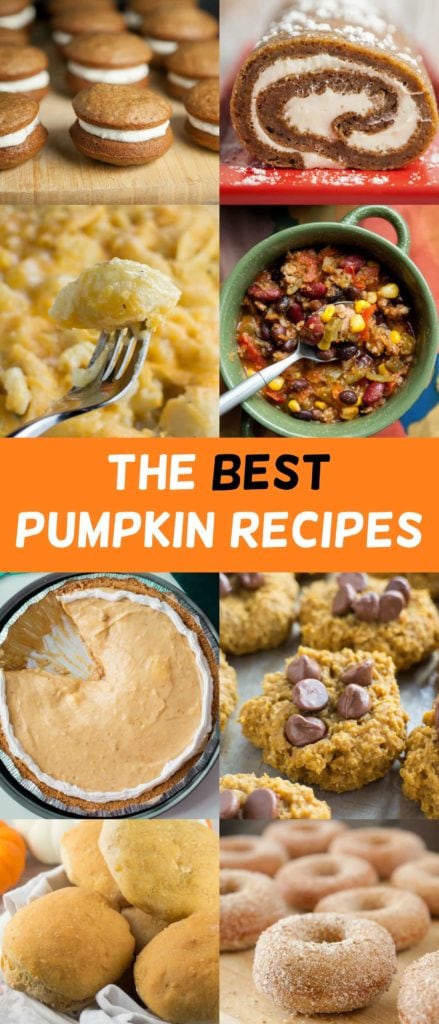 This is a great collection of pumpkin recipes - from savory macaroni and cheese to sweet whoopie pies. Enjoy these pumpkin recipes during Fall season - the best time of the year!