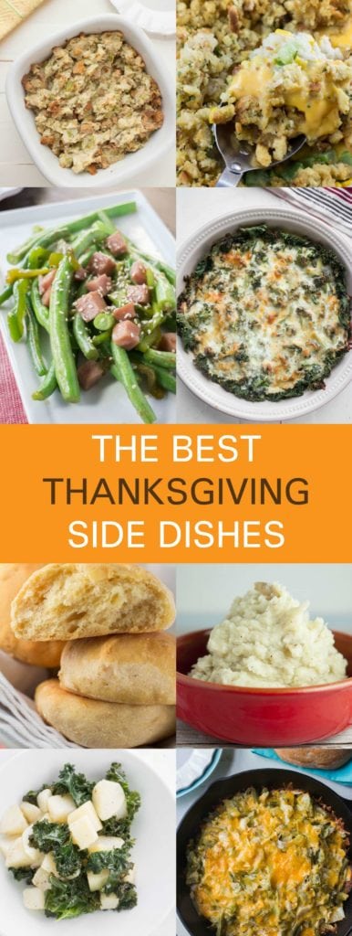 The best Thanksgiving Side Dish recipes are here! From potato stuffing, to vegetables, to cheesy casseroles, to rolls - find your entire menu here!