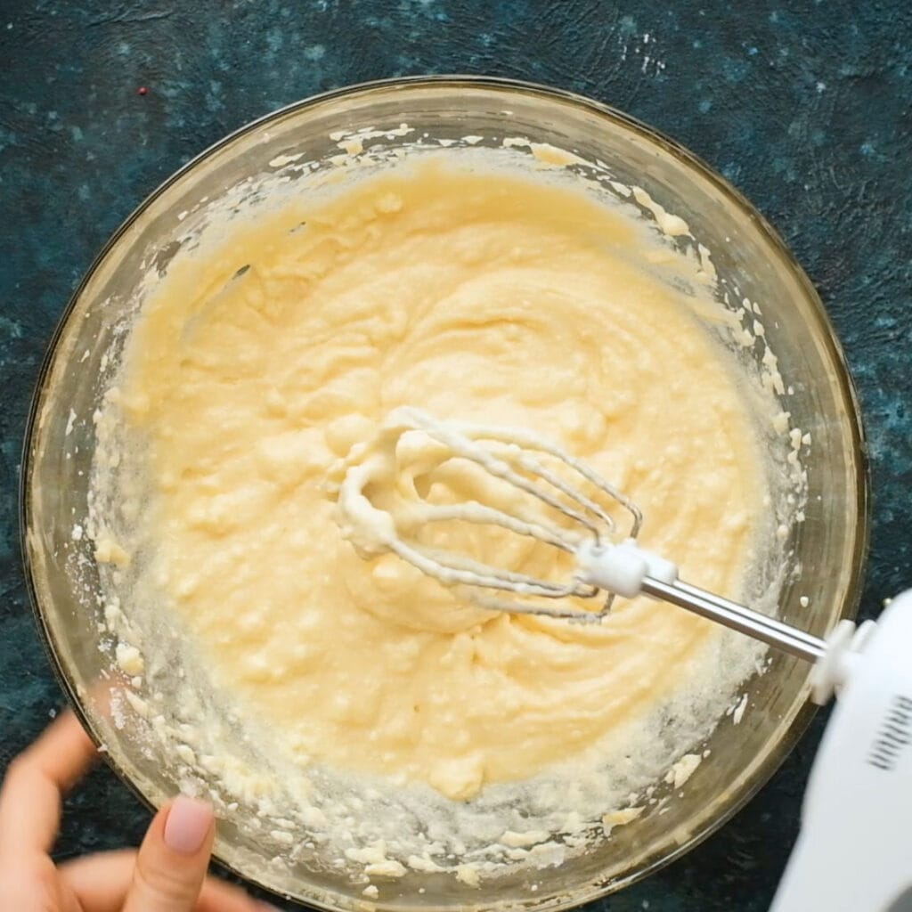 cookie batter in bowl.