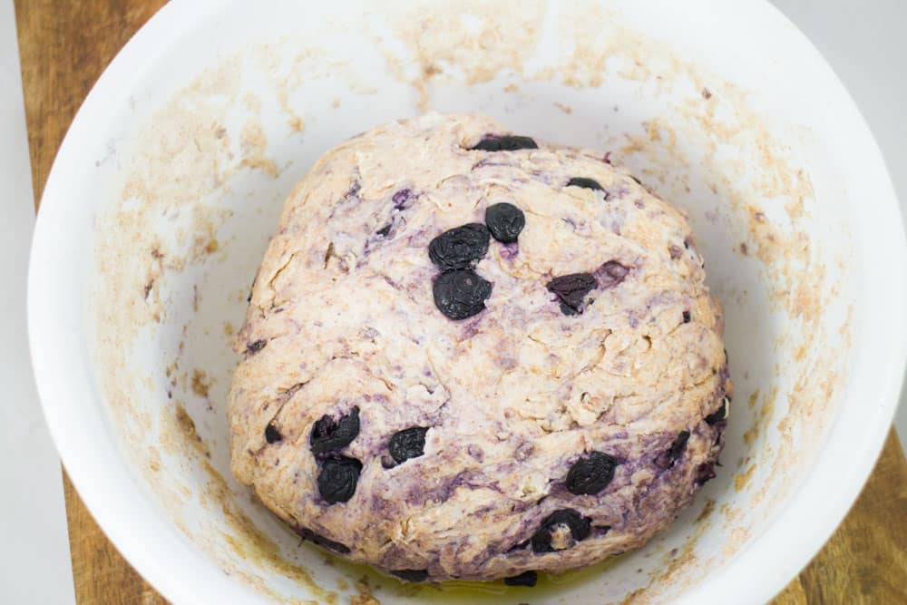 You're going to love this delicious Blueberry English Muffins recipe! These are even better than the store bought muffins because they're homemade! If you've never made homemade English Muffins before don't worry - they're easy to make!