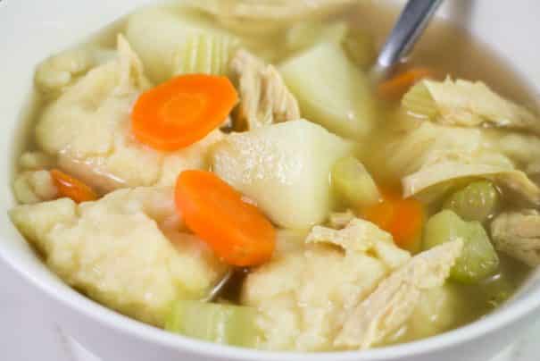 Dumpling and Vegetable Soup