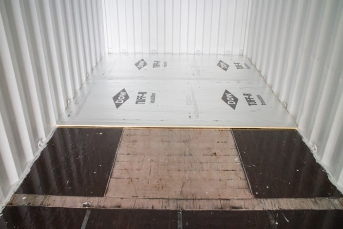 Our New Shipping Container Flooring - Brooklyn Farm Girl