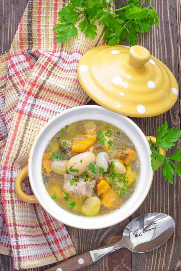 Slow Cooker Shredded Chicken and White Bean Soup Brooklyn Farm Girl