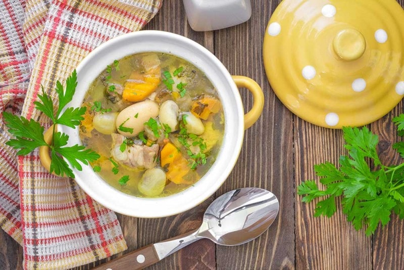 Slow Cooker Shredded Chicken and White Bean Soup Brooklyn Farm Girl