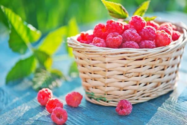 Easy 10 Minute Raspberry Jam recipe! This healthy homemade recipe uses 1 pint of fresh raspberries, honey and lemon juice. NO pectin or sugar required!  I always make 2 jars - one to store in the refrigerator and one to store in the freezer! 