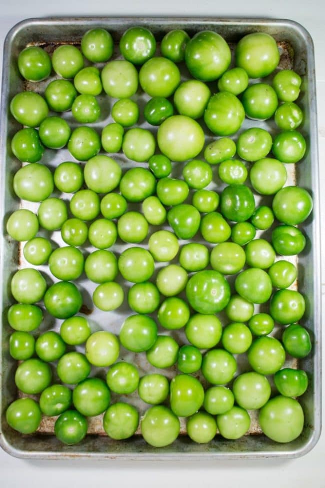 Oven Roasted Tomatillos How to Cook Tomatillos Recipe