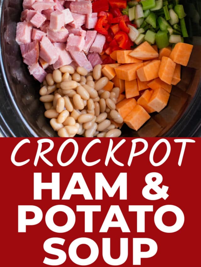 Slow Cooker Ham and Potato Soup  Story Brooklyn Farm Girl