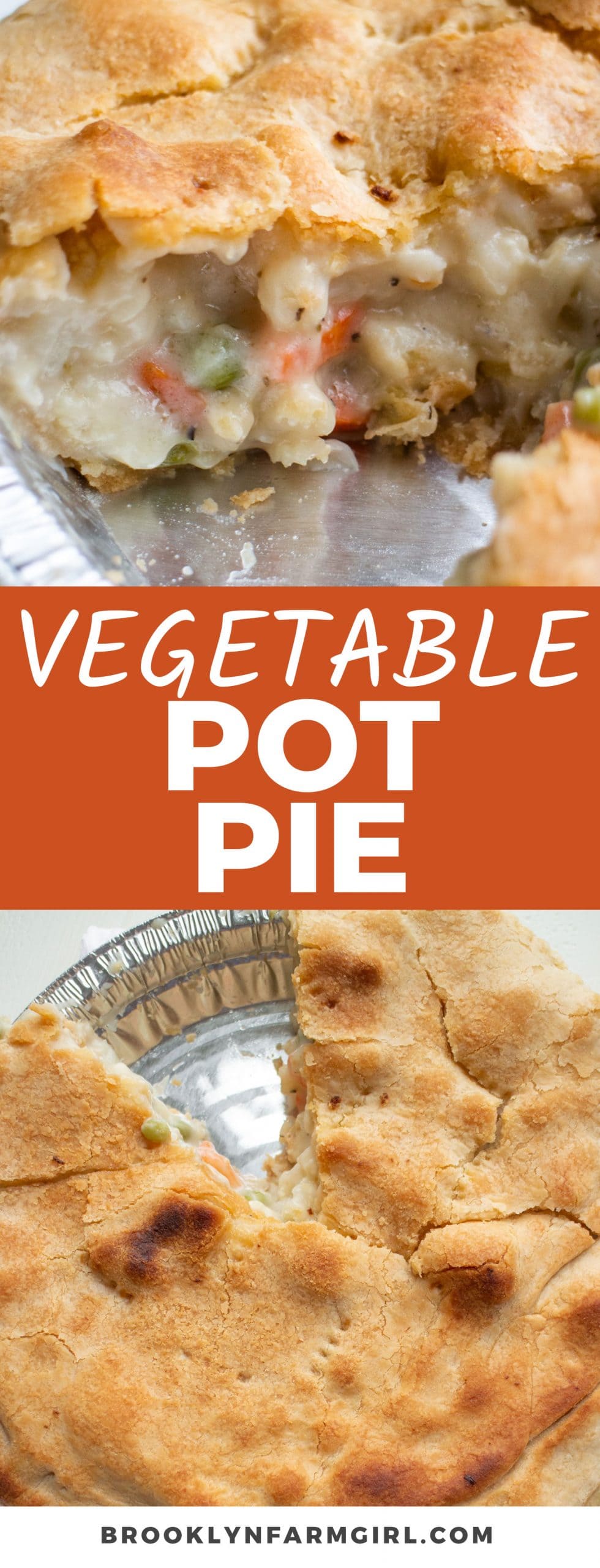 Vegetable Pot Pie (With Cauliflower and Frozen Mixed Vegetables