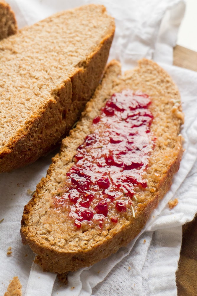 Whole Wheat Bread with Jam