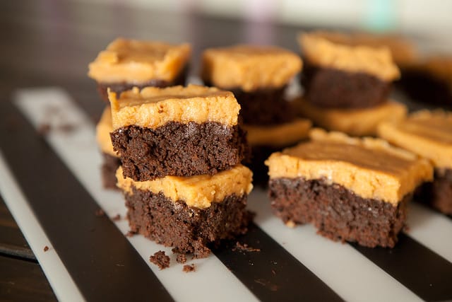 Chocolate Spinach Brownies with Peanut Butter Frosting recipe. This is a sneaky way to get kids or adults to eat their vegetables. You won't believe how delicious these brownies are! They're also made with the best peanut butter frosting recipe ever!
