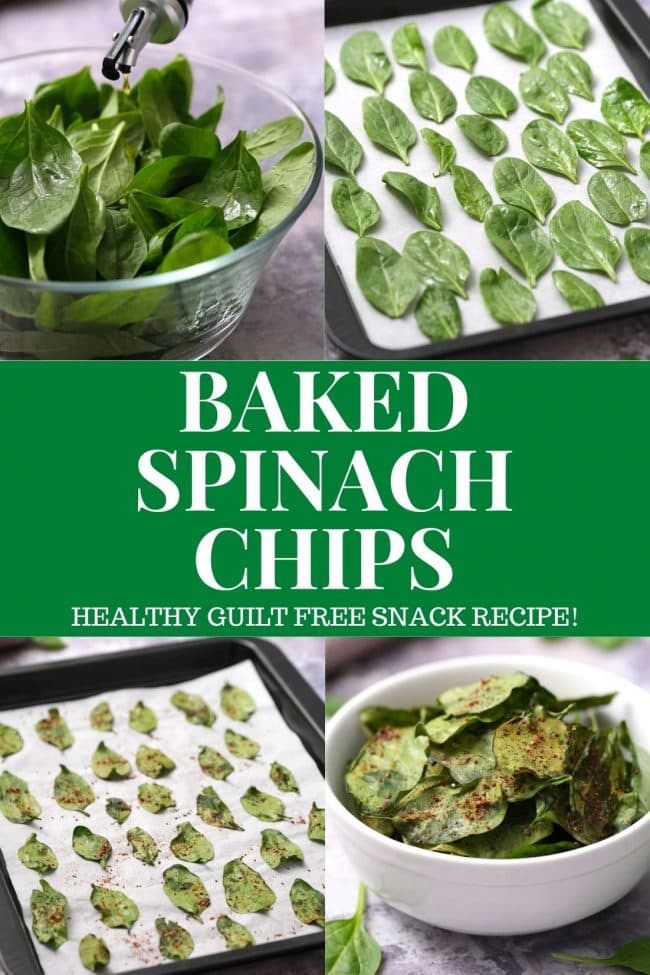 Baked Spinach Chips Brooklyn Farm Girl