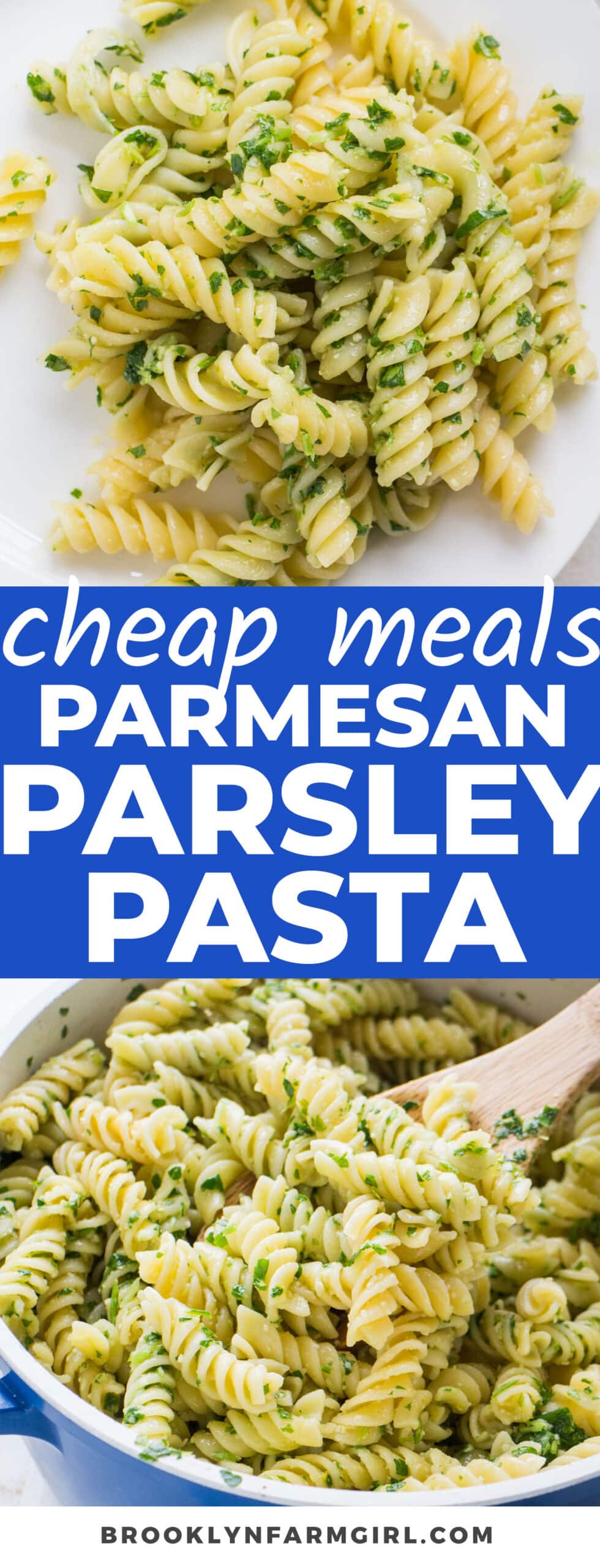 Parsley Pasta with Parmesan Easy Recipes Under 5