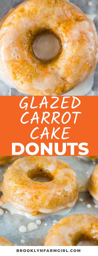 These Baked Carrot Cake Donuts are warmly spiced, moist, sweet, and way better for you than traditional fried donuts. Made using simple ingredients and real carrots, this delicious treat can turn any morning into a reason to celebrate!
