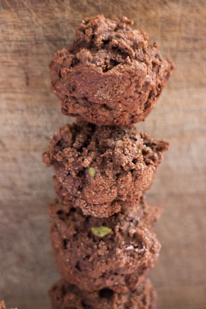 CHOCOLATE AVOCADO Baby Muffins! These muffins are so moist and creamy because we use avocado and yogurt in them! This easy recipe is perfect for baby led weaning and also anyone looking for a healthy muffin!