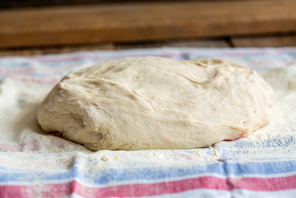 Ciabatta bread recipe! This homemade bread is crusty and filled with holes! It's easy to make in the bread machine. Serve it for sandwich, soup or a dinner side dish!