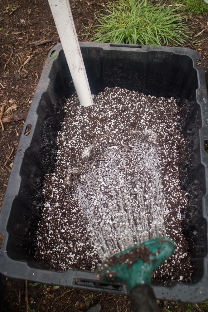 How To Make a Sub Irrigated Planter! We grow HUNDREDS of pounds of vegetables in our planters! Follow these easy DIY step by step instructions on how to make your own container garden. These planters are perfect for gardens of any size, and they're cheap to make!