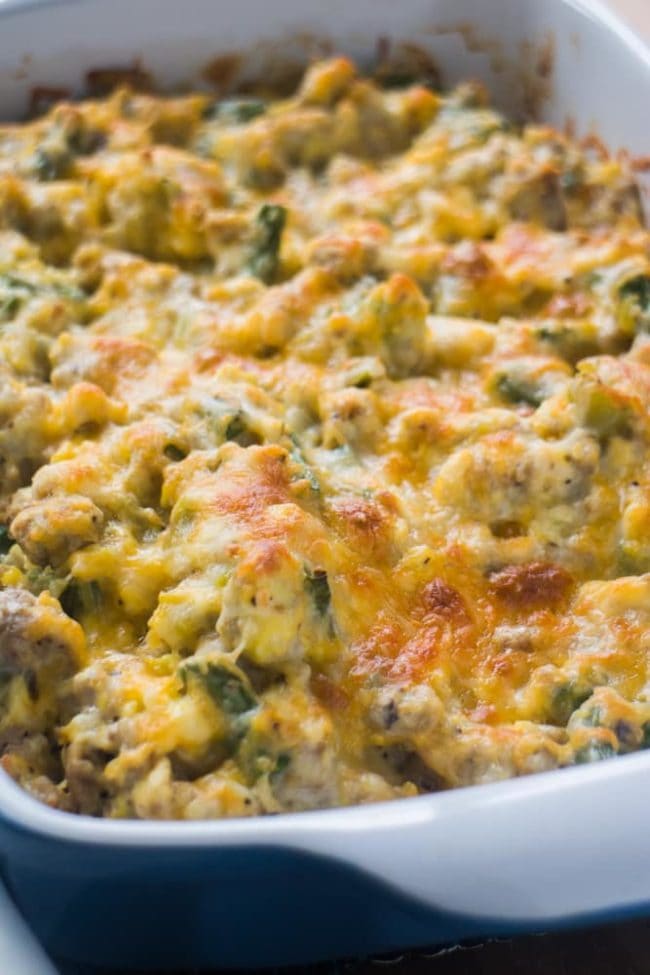 Scrambled Egg Ground Beef Casserole (Breakfast or Dinner) Brooklyn