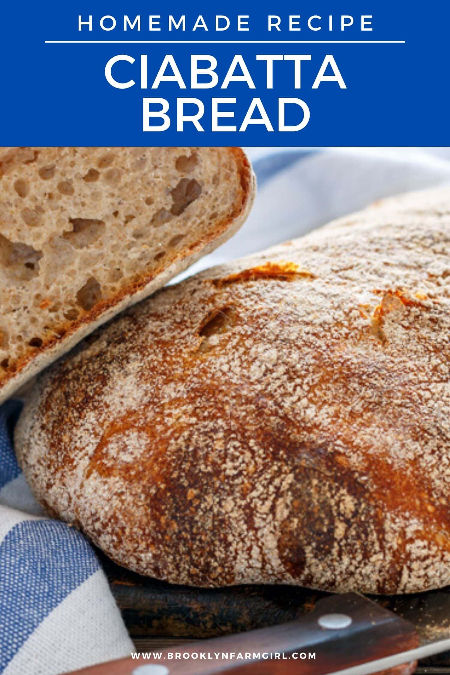 Easy Ciabatta Bread Homemade Crusty Bread Recipe