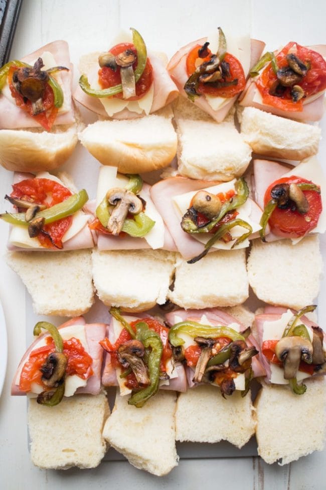 Italian Ham and Turkey Sliders Easy Mini Sandwich Recipe
