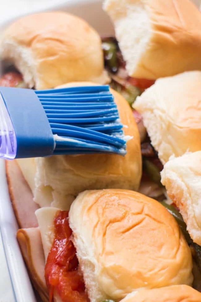 Italian Ham and Turkey Sliders Easy Mini Sandwich Recipe