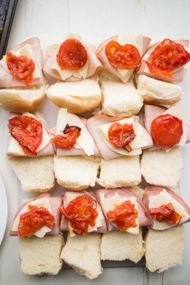 Italian Ham and Turkey Sliders Easy Mini Sandwich Recipe