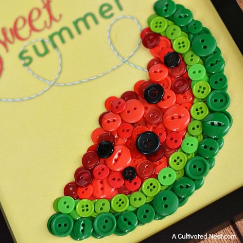 20 Sweet and Summery Watermelon Crafts & DIY Projects for kids of all ages! You're going to love making these creative projects with preschoolers, toddlers and teens! Ideas include everything from magnets, pillows, pinatas, painted bowls, planters, easy paper plate crafts and more!