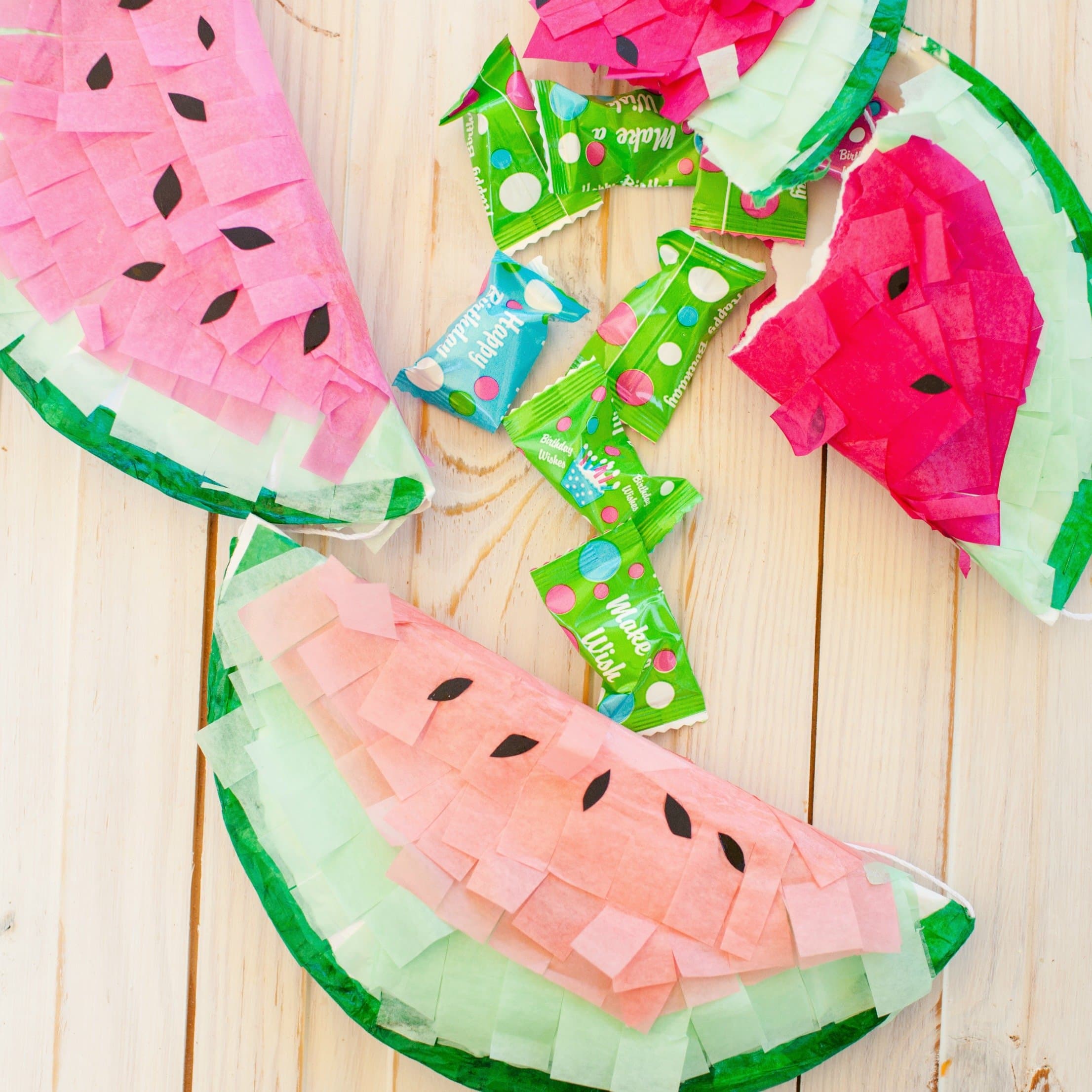 20 Sweet and Summery Watermelon Crafts & DIY Projects for kids of all ages! You're going to love making these creative projects with preschoolers, toddlers and teens! Ideas include everything from magnets, pillows, pinatas, painted bowls, planters, easy paper plate crafts and more!