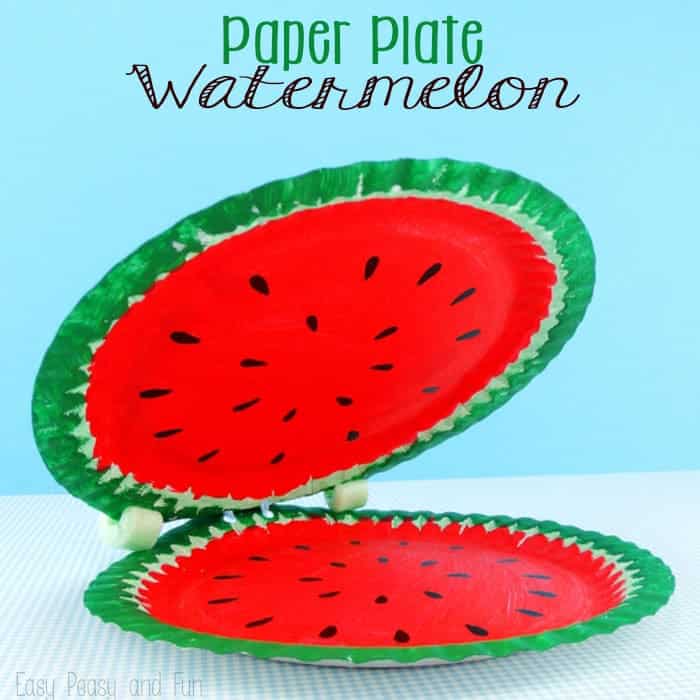 20 Sweet and Summery Watermelon Crafts & DIY Projects for kids of all ages! You're going to love making these creative projects with preschoolers, toddlers and teens! Ideas include everything from magnets, pillows, pinatas, painted bowls, planters, easy paper plate crafts and more!