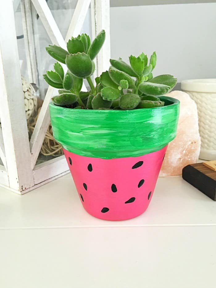 20 Sweet and Summery Watermelon Crafts & DIY Projects for kids of all ages! You're going to love making these creative projects with preschoolers, toddlers and teens! Ideas include everything from magnets, pillows, pinatas, painted bowls, planters, easy paper plate crafts and more!