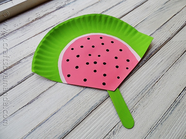 Awesome Paper Watermelon Craft • In the Bag Kids' Crafts