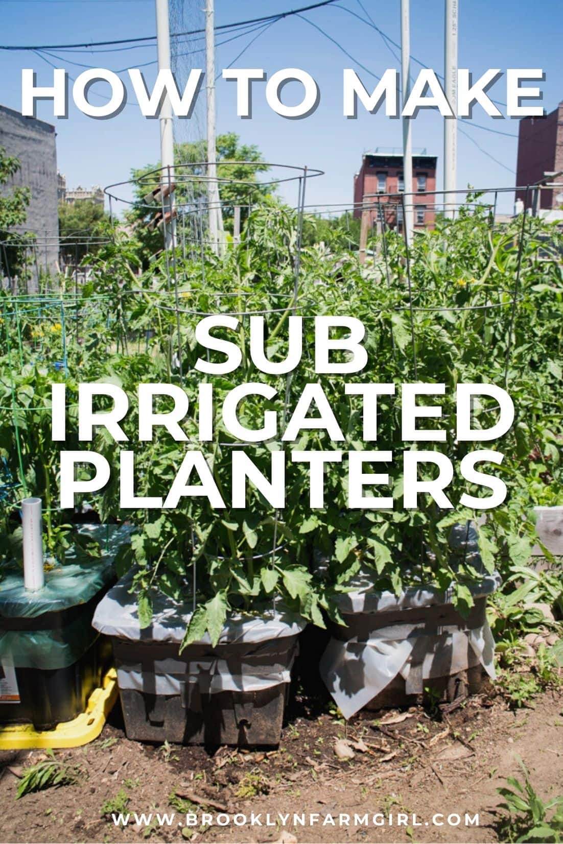 How To Make a Sub Irrigated Planter Make Your Own Container Garden!