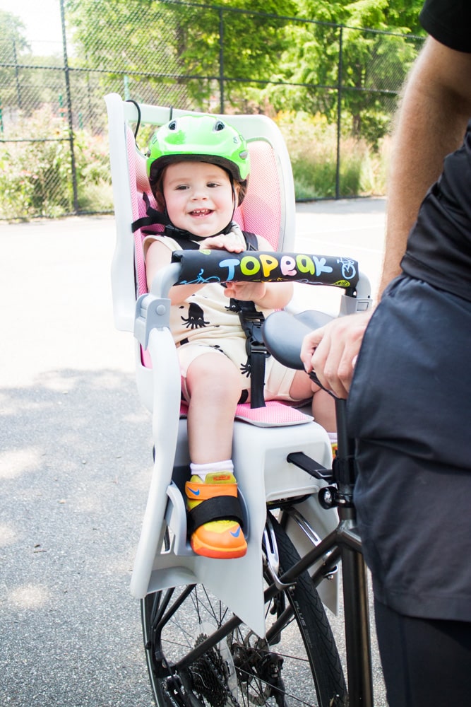 1 year old riding bike