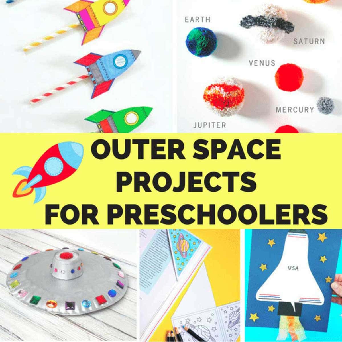 20 Outstanding Outer Space Crafts for Kids to Make and Learn