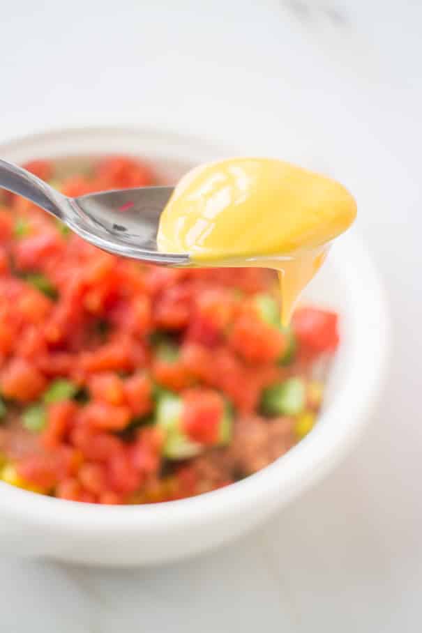 7 Layer Taco Dip Healthy Recipe Without Cream Cheese!