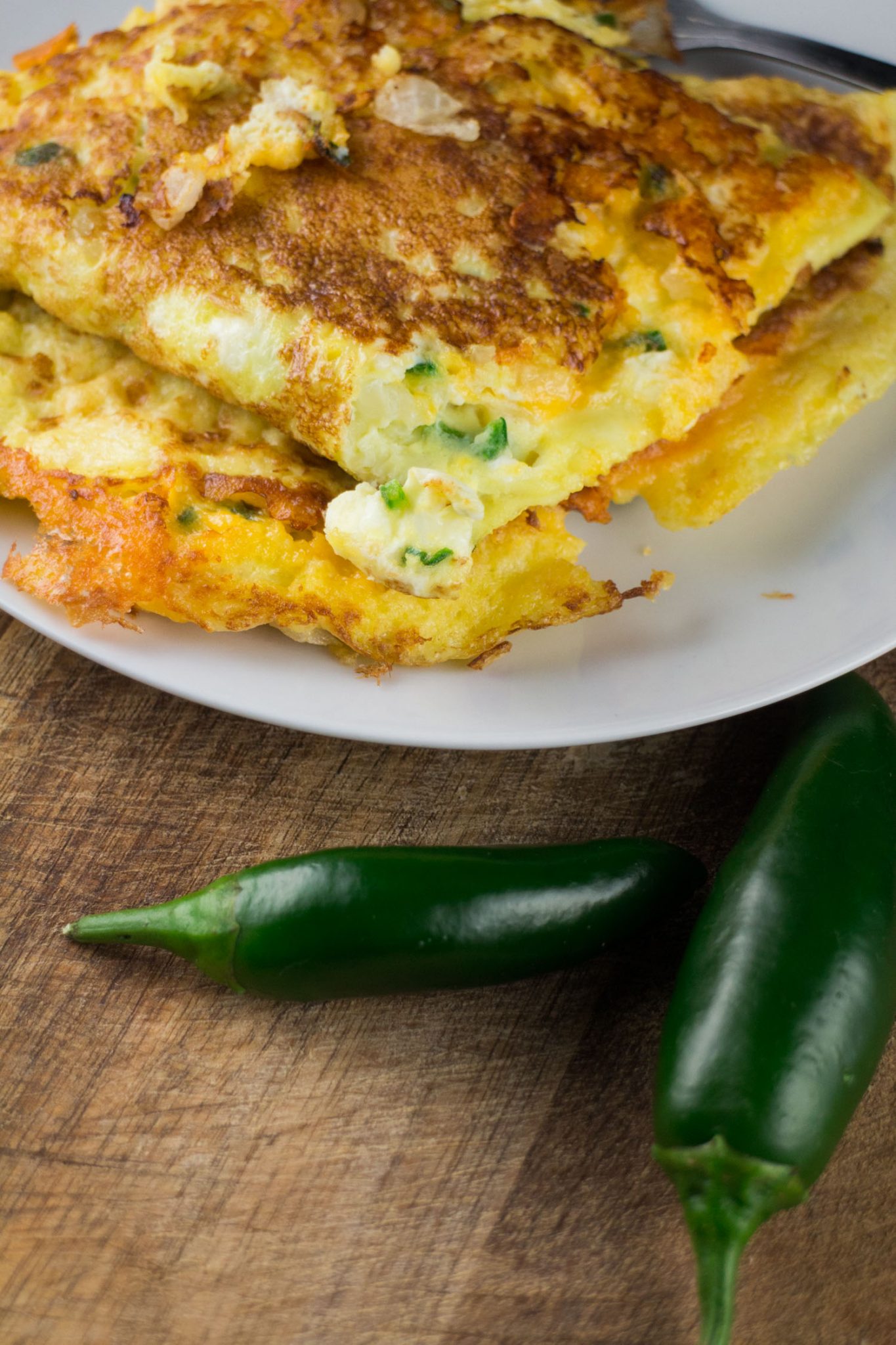 Cheesy Jalapeno Omelet Brooklyn Farm Girl