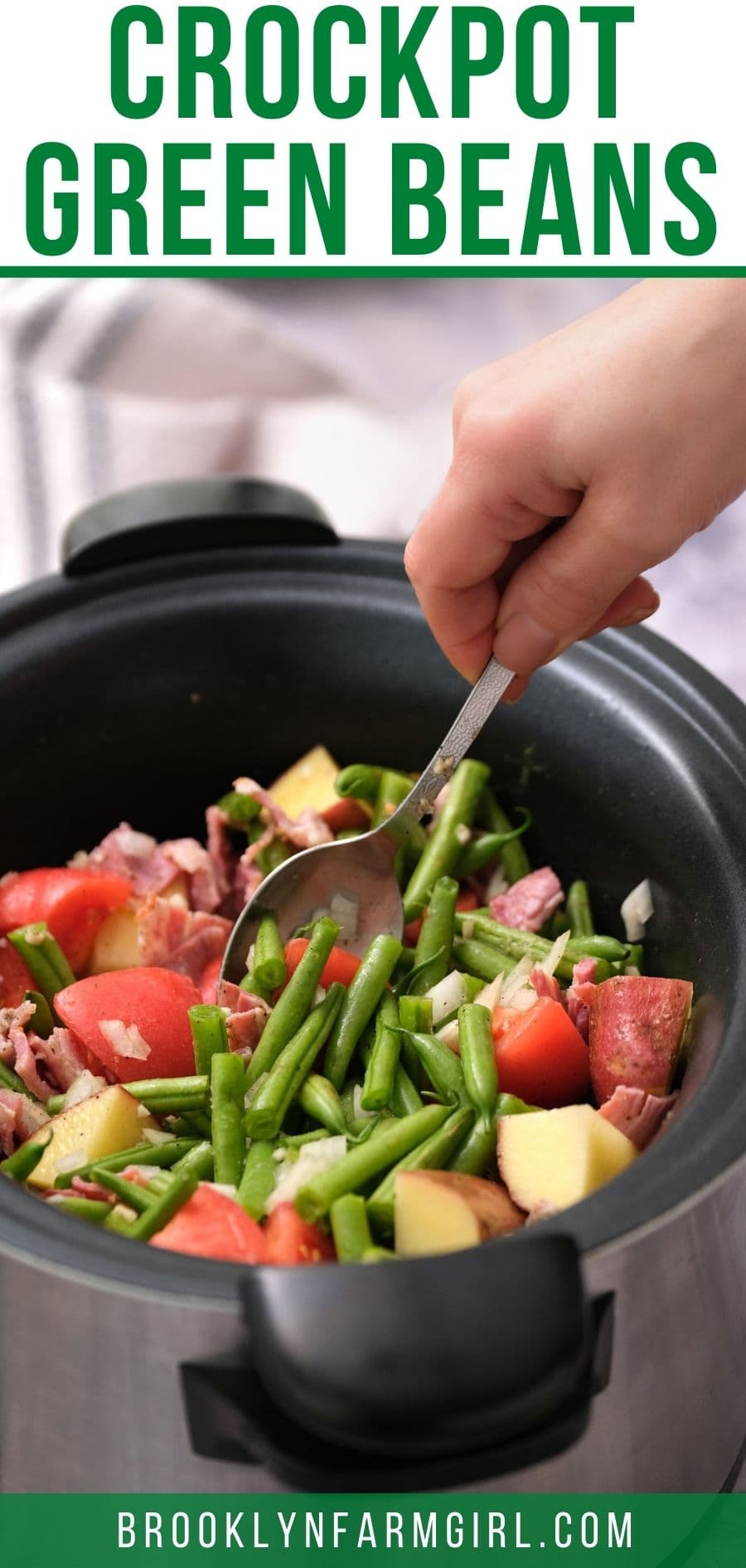 Slow Cooker Green Beans Brooklyn Farm Girl