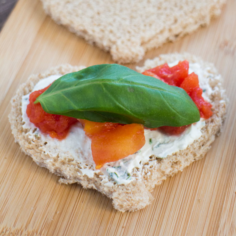 Ricotta and Tomato Tea Sandwiches Brooklyn Farm Girl