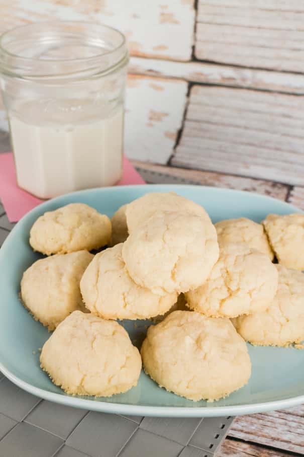 These super easy sugar cookies are soft, light, and they simply melt-in-your-mouth with each bite. These are one of my family’s favorite Christmas cookies!