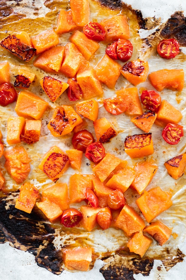 Roasted Cantaloupe Salad