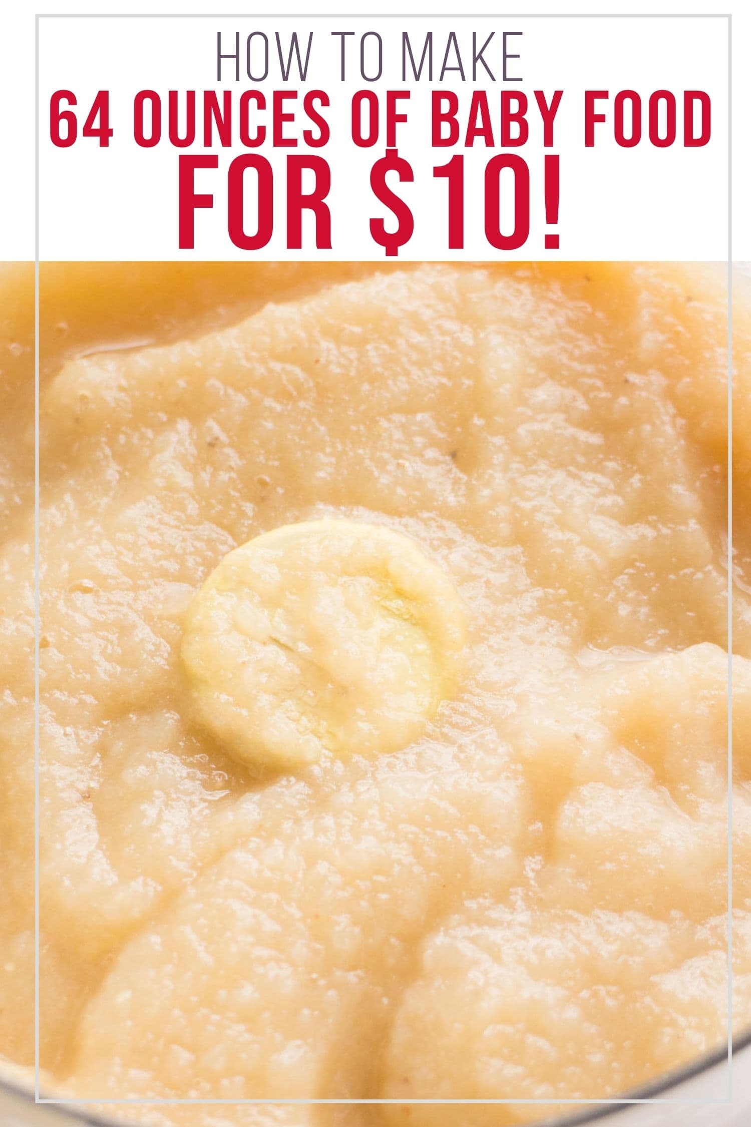 Apple, Pear and Banana Baby Food Recipe Brooklyn Farm Girl