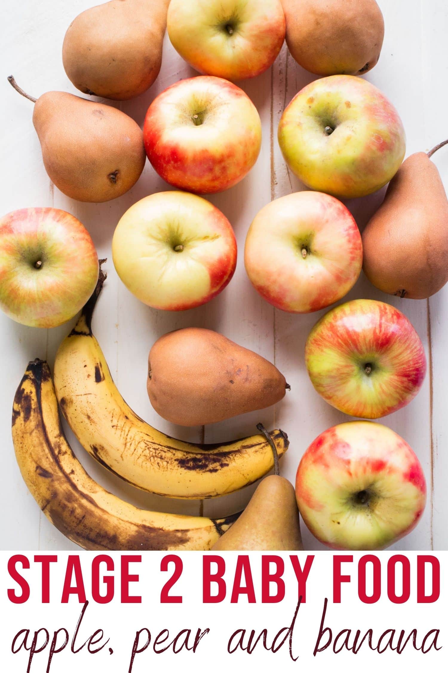 Apple, Pear and Banana Baby Food Recipe Brooklyn Farm Girl