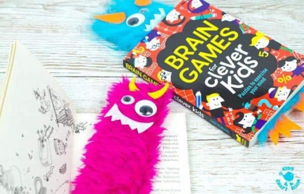 Monster Bookmark Craft