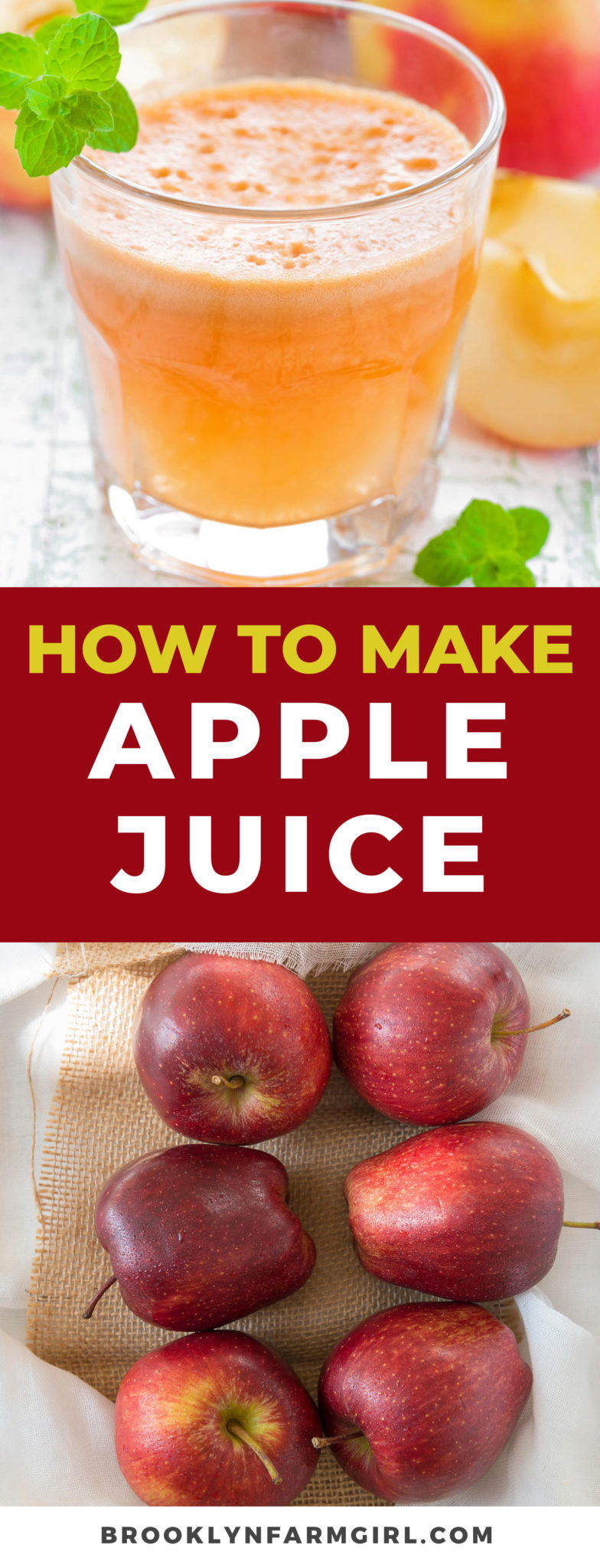 How To Make Apple Juice With a Juicer Healthy Easy Recipe!