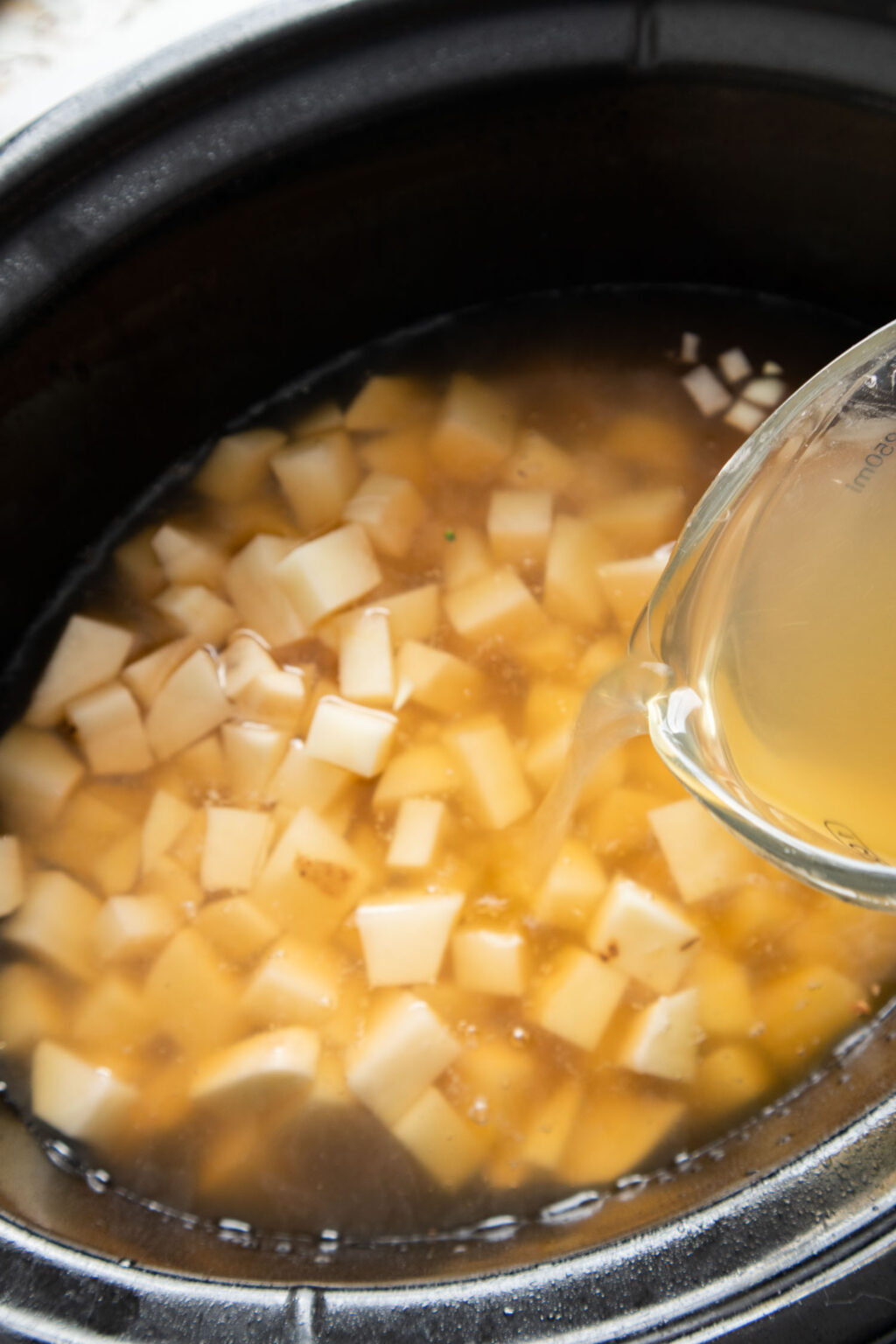 Slow Cooker Broccoli Cheese Potato Soup (4 hours) Easy Crockpot Recipe