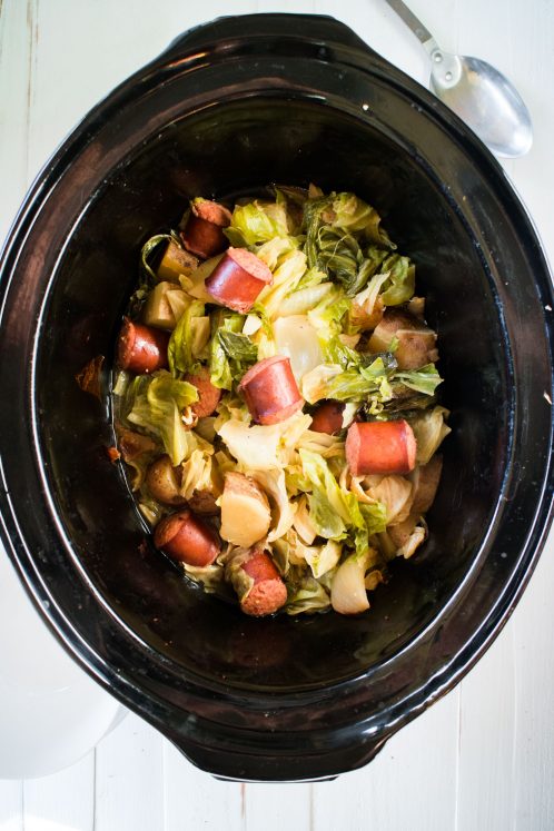 Slow Cooker Kielbasa and Cabbage Recipe - Easy Crockpot Meal!