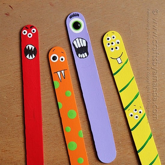 20 Crazy Easy Monster Crafts for Kids! Monster loving preschool toddlers and older kids will love these fun DIY crafts!  Even better for Mom - there's not too much cleanup involved! 