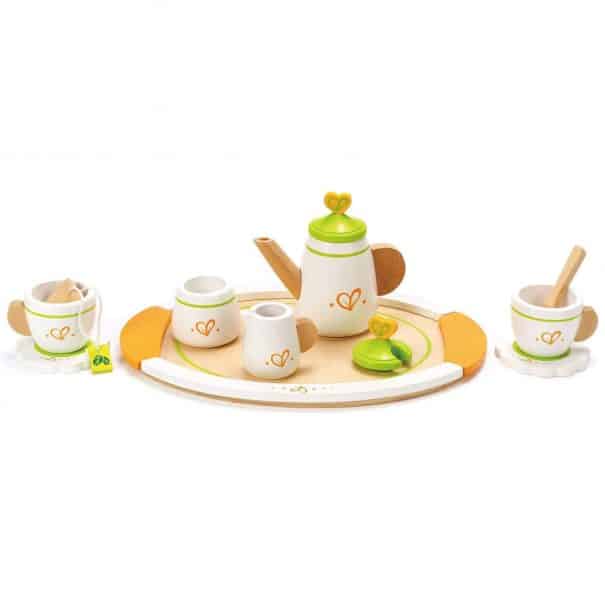 hape wooden tea set for children