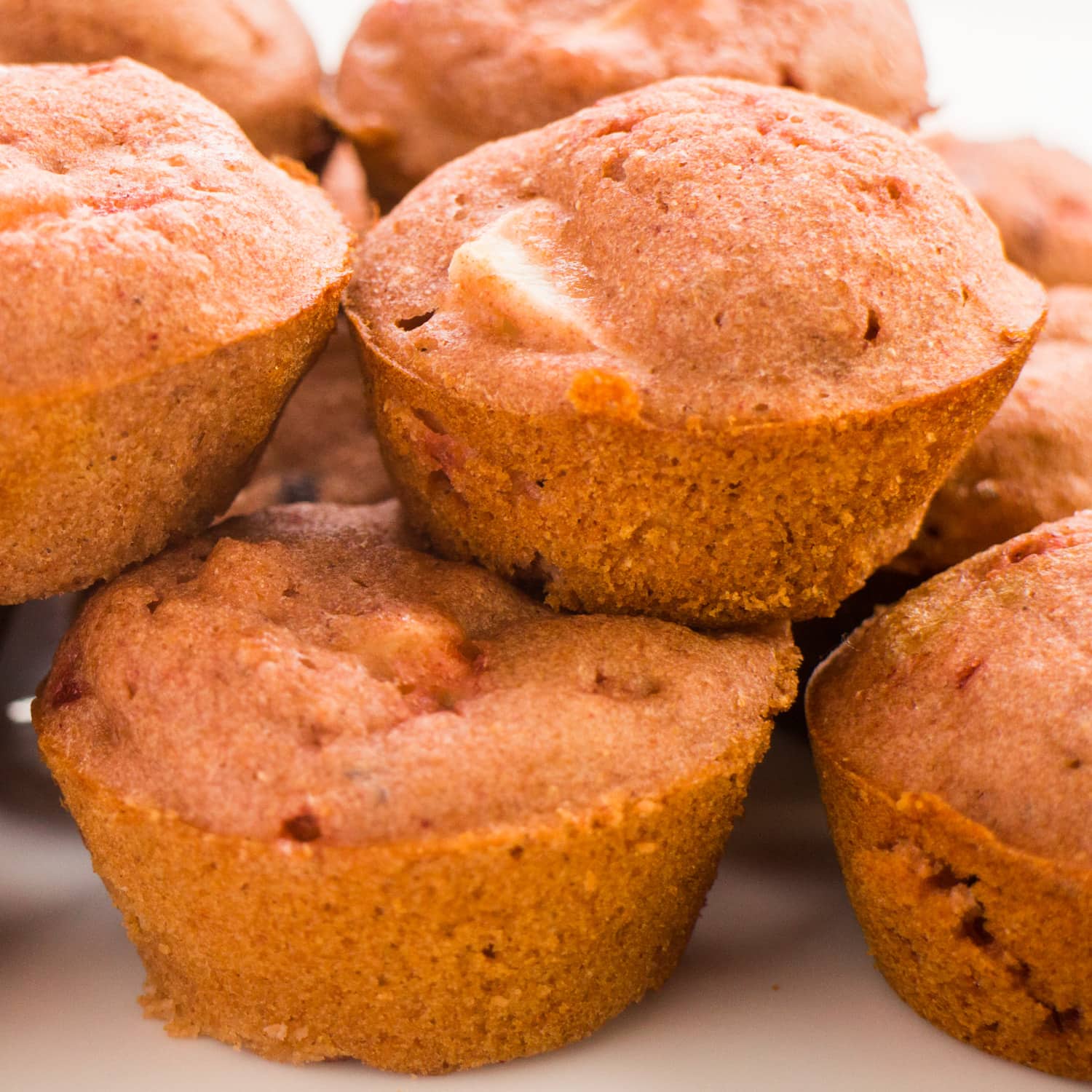 Sugar Free Apple Muffins - Healthy Mini Muffins Recipe